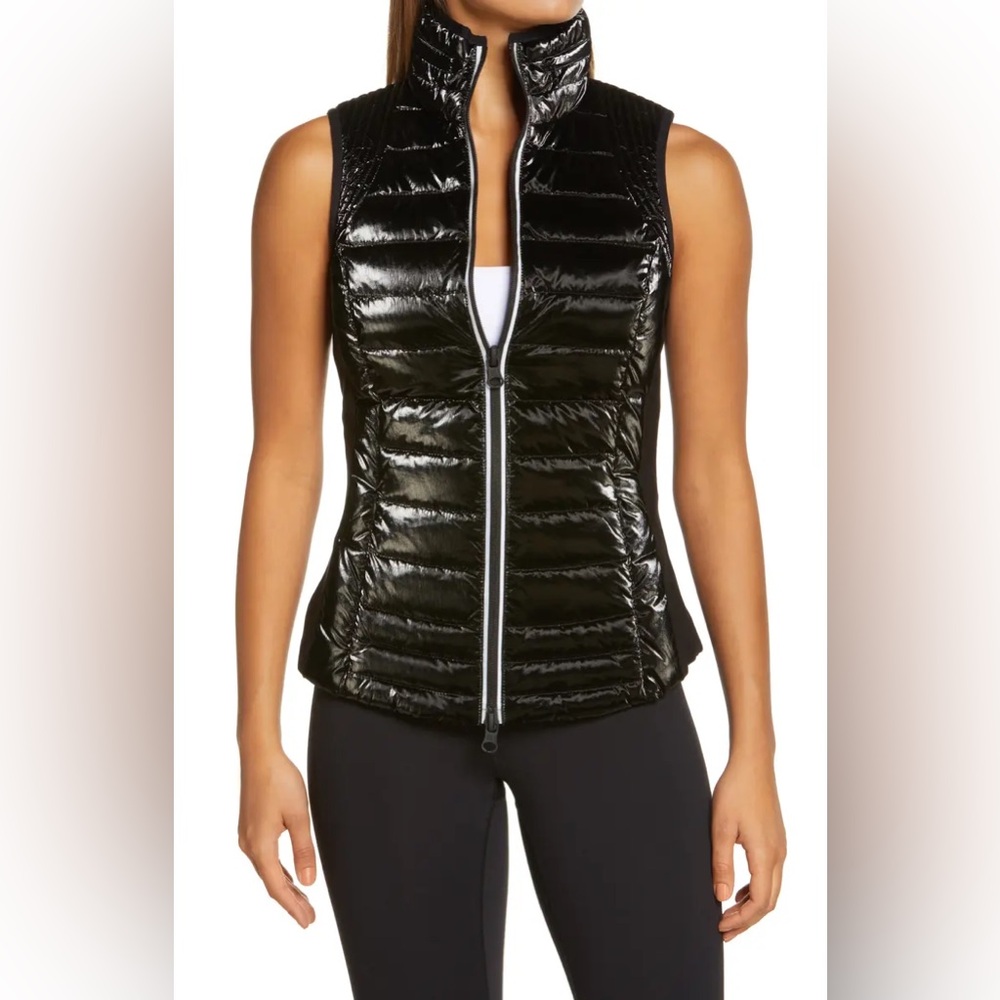 Blanc Noir Reflective “Breakthrough” Puffer Vest Size M